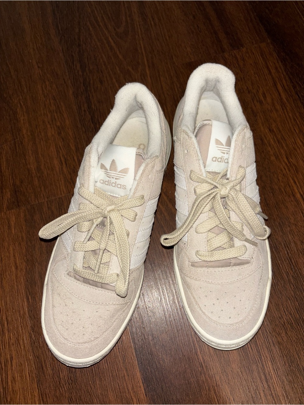 adidas Women's Cream Suede Retro Sneakers